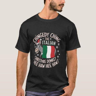 Camiseta Chingedy Ching The Italiana Christmas Donkey Xmas 