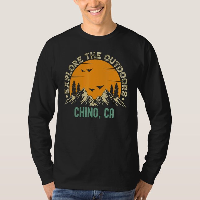 Camiseta Chino California Explore O Exterior (Frente)