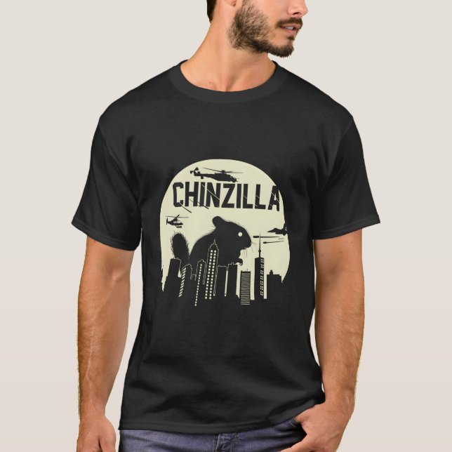 Camiseta Chinzilla Funny Chinchilla (Frente)