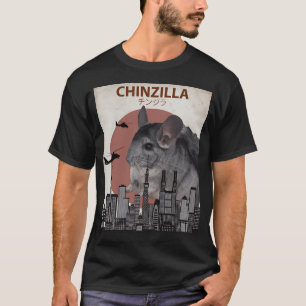 Camiseta Chinzilla - Monstro Gigante Chinchilla