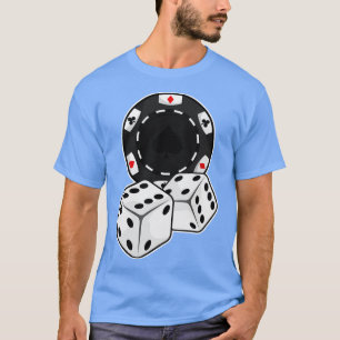 Camiseta Chip Dice para Poker