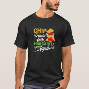 Camiseta Chip Dippin Margarita Sippin Tee Cinco De Mayo Par
