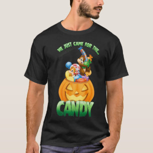 Camiseta Chip n Dale Rescue Rangers Halloween Pumpkin Candy