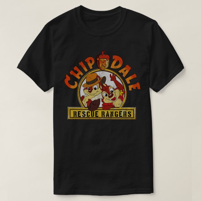 Camiseta Chip n Dale Vintage (Frente do Design)