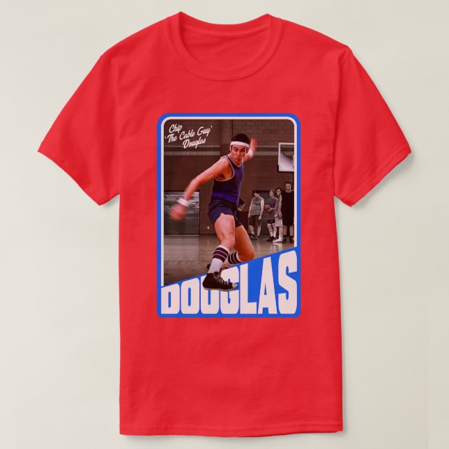 Camiseta Chip The Cable Cara Douglas Basball Trading d (Frente do Design)