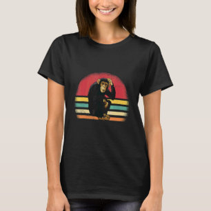 Camiseta Chipanzé Macaco Vintage Retro