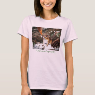 Camiseta "Chipmunk curioso "