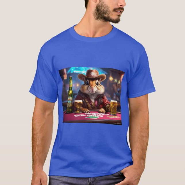 Camiseta Chipmunk Cyber Cowboy na Pirâmide Prismática (Frente)