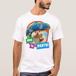 Camiseta Chipmunk De Partido Em Sombrero