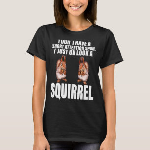 Camiseta Chipmunk Eu Apenas Olho Um Pet De Esquilo