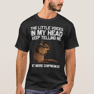 Camiseta Chipmunk legal Para Homens Sussurros De Esquilo Ro