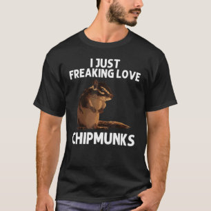 Camiseta Chipmunk legal Para Homens Sussurros De Esquilo Ro