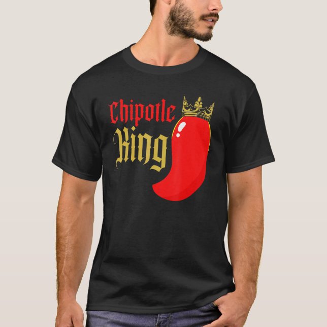 Camiseta Chipotle King Chili Flavor Spicy Food  1 (Frente)