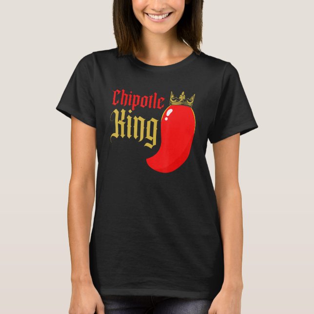Camiseta Chipotle King Chili Flavor Spicy Food  1 (Frente)
