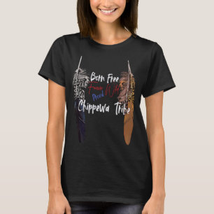 Camiseta Chippewa Nativo Americano, Indígena e Orgulhosa