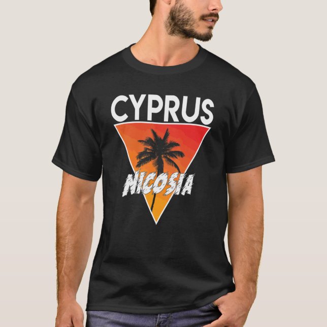 Camiseta Chipre Com Cores Ensolaradas (Frente)