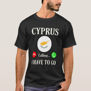 Camiseta Chipre Está Chamando Eu Tenho Que Ir