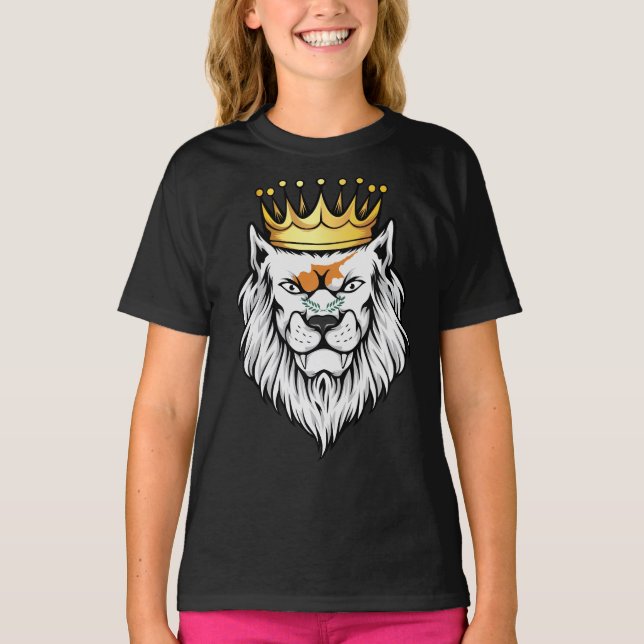Camiseta Chipre Lion King Flag (Frente)