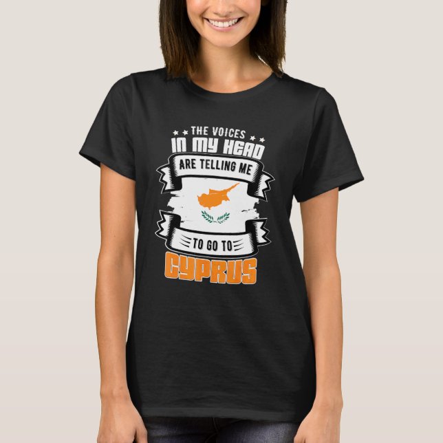 Camiseta Chipre na Minha Cabeça (Frente)
