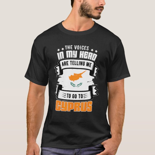 Camiseta Chipre na Minha Cabeça (Frente)