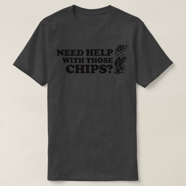 Camiseta Chips de Ajuda (Frente do Design)