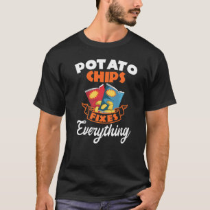 Camiseta Chips de Batata consertam tudo o que é estalo