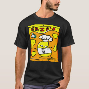 Camiseta Chips Salgados Engraçados