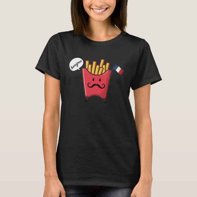 Camiseta chips say bonjour (Frente)