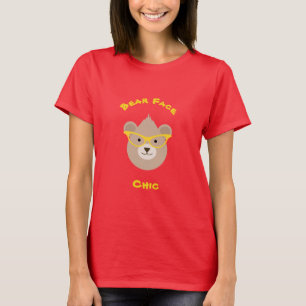 Camiseta Chique da cara do urso