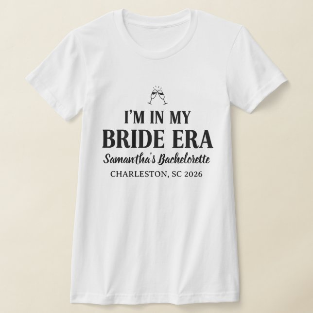 Camiseta Chique Personalizado Minimalista Despedida de Solt (Postura )