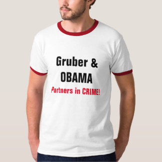 Camiseta CHIQUE T-SHIRT_ "Gruber & OBAMA "