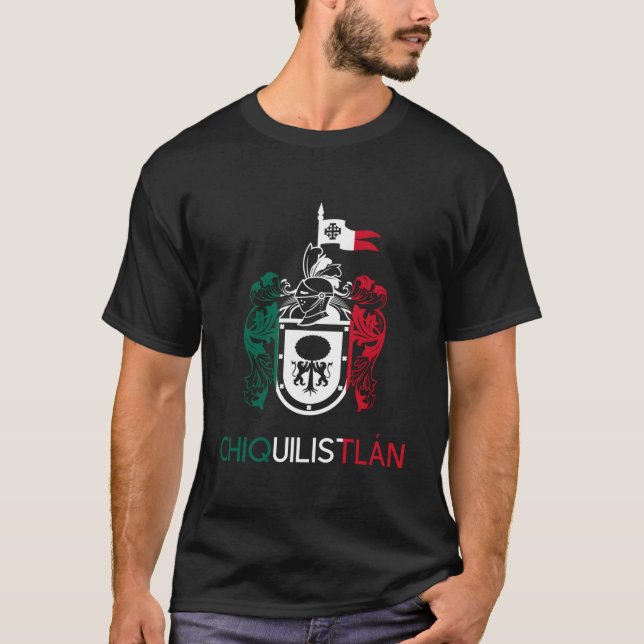 Camiseta Chiquilistlan Jalisco Estado De Mexico Escudo Eagl (Frente)
