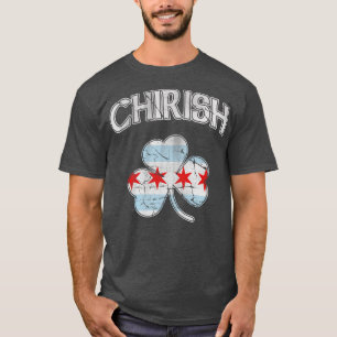 Camiseta Chirish Chicago Flag Shamrock