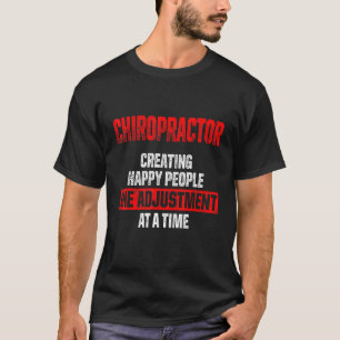Camiseta Chiropracine Tratamento da coluna vertebral Chirop