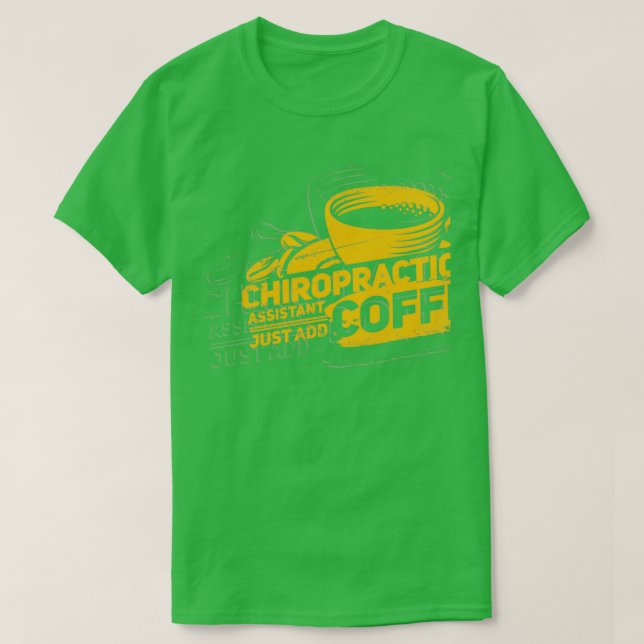Camiseta Chiropractic Assistant (Frente do Design)