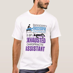 Camiseta Chiropractor Engraçado Assistente Chiropractor