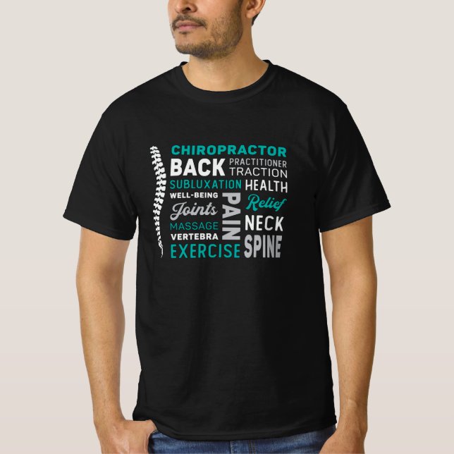 Camiseta Chiropractor Spine Chiro Medicine Chiropractic (Frente)