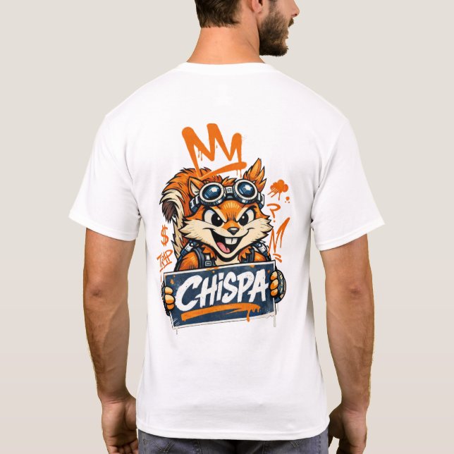 Camiseta Chispa Graffiti Squirrel T-Shirt (Verso)