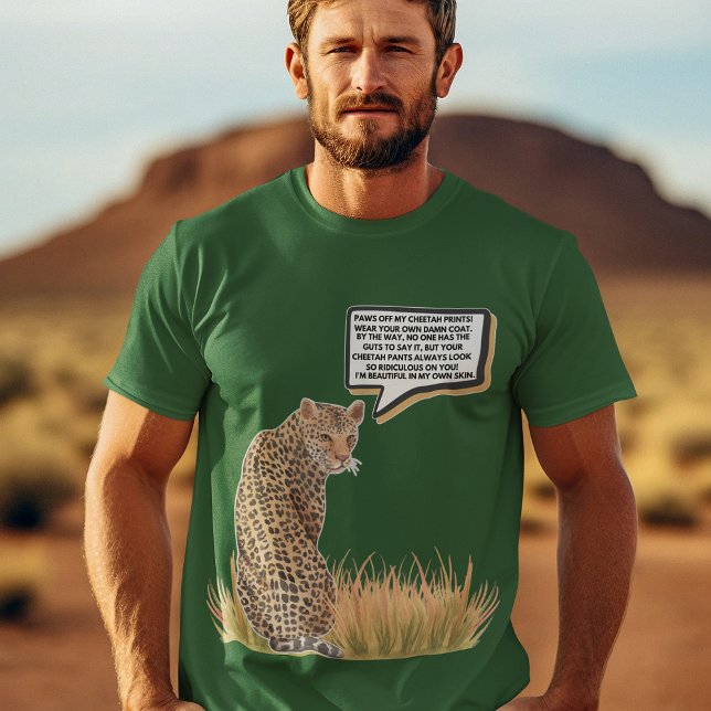 Camiseta Chita dos Direitos dos Animais fala expressão (Criador carregado)