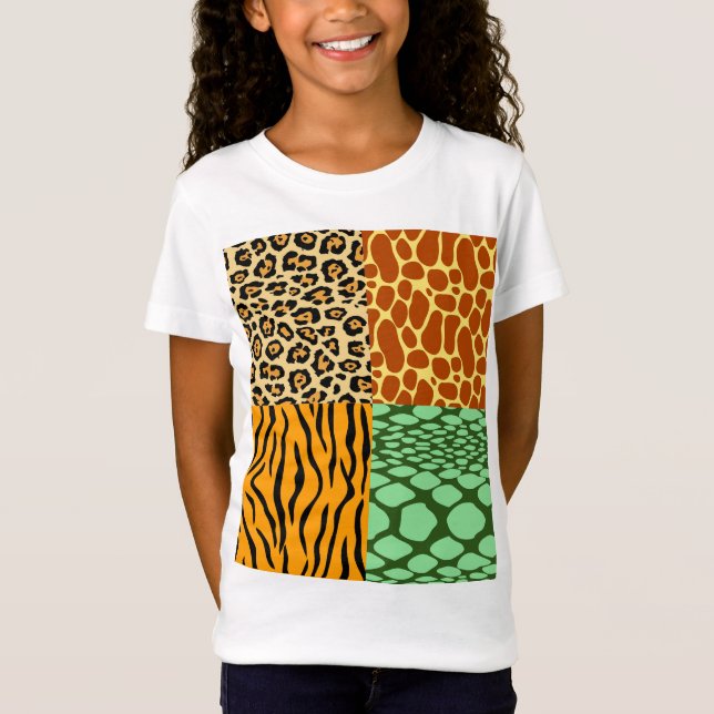 Camiseta Chita, Girafa, Tigre e Cobra (Frente)