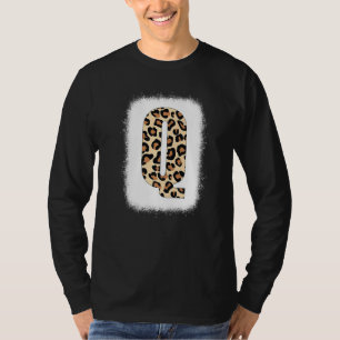 Camiseta Chita Impressão - Letra Q inicial Q Leopardo B