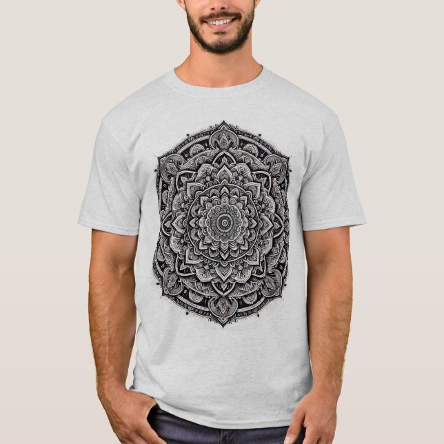 Camiseta Chitra Veda: Tee da Arte Indiana (Frente)