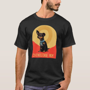 Camiseta Chiweenie Mama Dachshund e Chihuahua Dog Breed