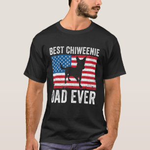 Camiseta Chiweenie Pai Chiweenie Proprietário 4 De Julho P