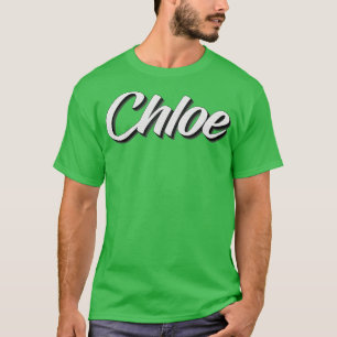 Camiseta Chloe Meu Nome É Chloe