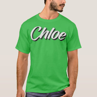 Camiseta Chloe Meu Nome É Chloe