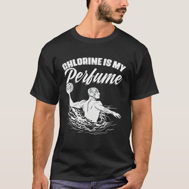 Camiseta Chlorine Is My Perfume Team Sport Swimming Water P (Frente)