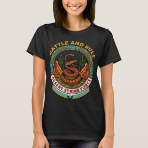 Camiseta Chocalho E Regra Força de Ataque do Deserto
