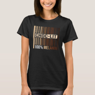 Camiseta Choclit 100 Melanin Black Woman E Man Driping