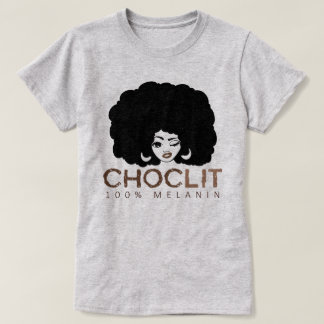 Camiseta Choclit Black Woman Afro